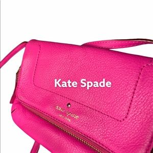 Kate Spade Hot pink crossbody purse